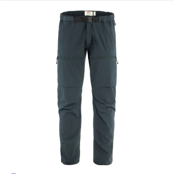 fjällräven men’s high coast hike trousers navy hiking outdoors lightweight sz 40 - Picture 1 of 16